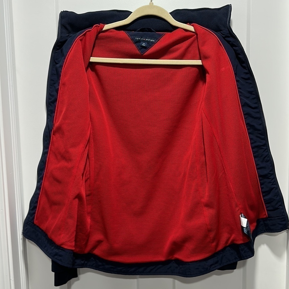 TOMMY HILFIGER Navy Blue Coat - Small - Picture 8 of 12